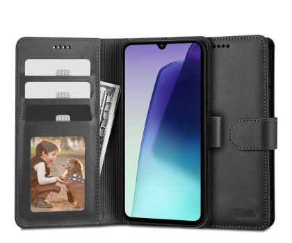 Etui do telefonów TECH-PROTECT Wallet do Xiaomi Redmi 14C / POCO C75 black 5906302371037